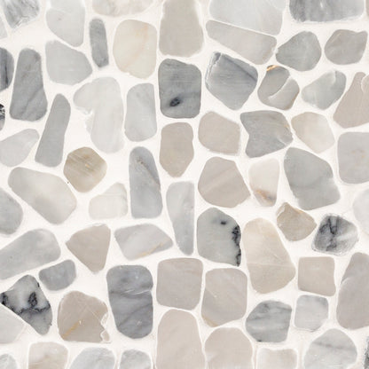 White Pebble Harbor 12x12
