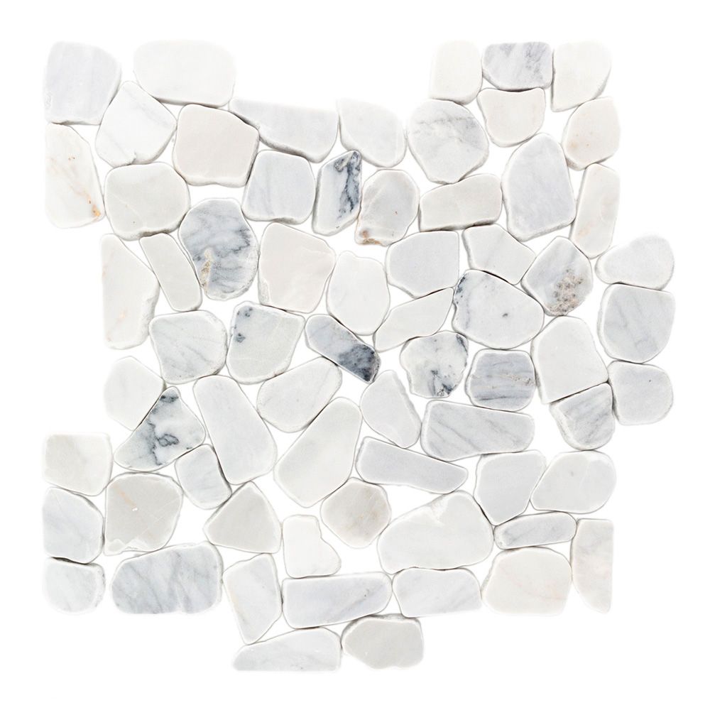 White Pebble Harbor 12x12
