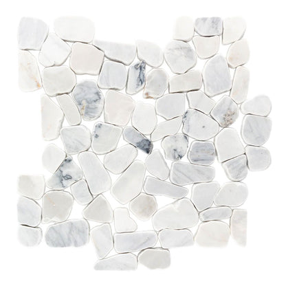 White Pebble Harbor 12x12