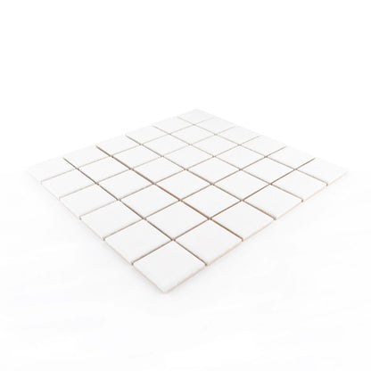 White 2" Square 12x12