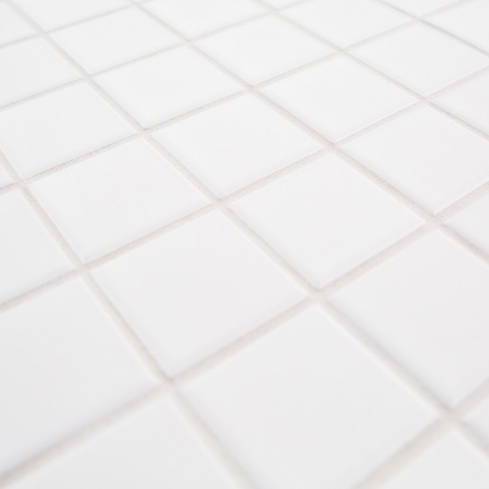 White 2" Square 12x12