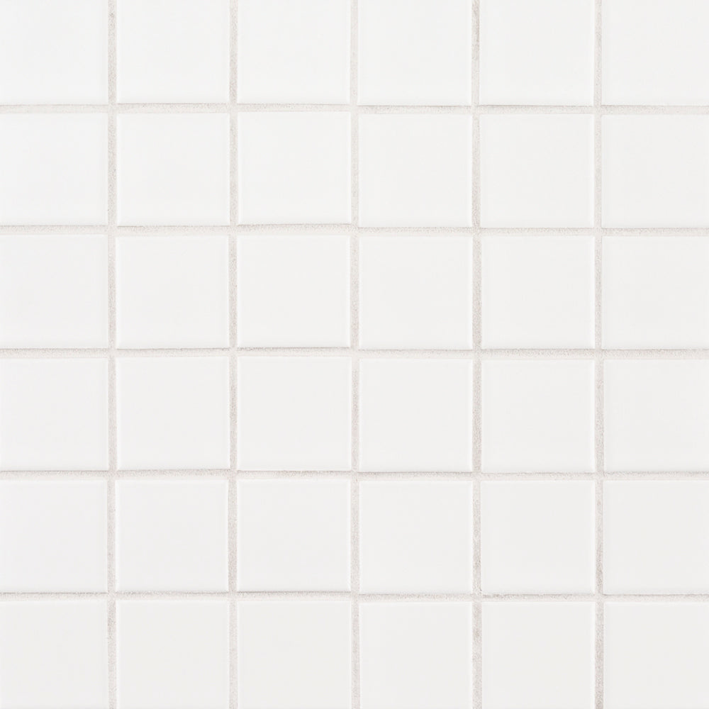 White 2" Square 12x12