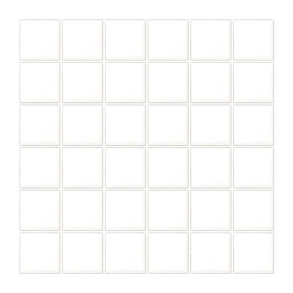 White 2" Square 12x12