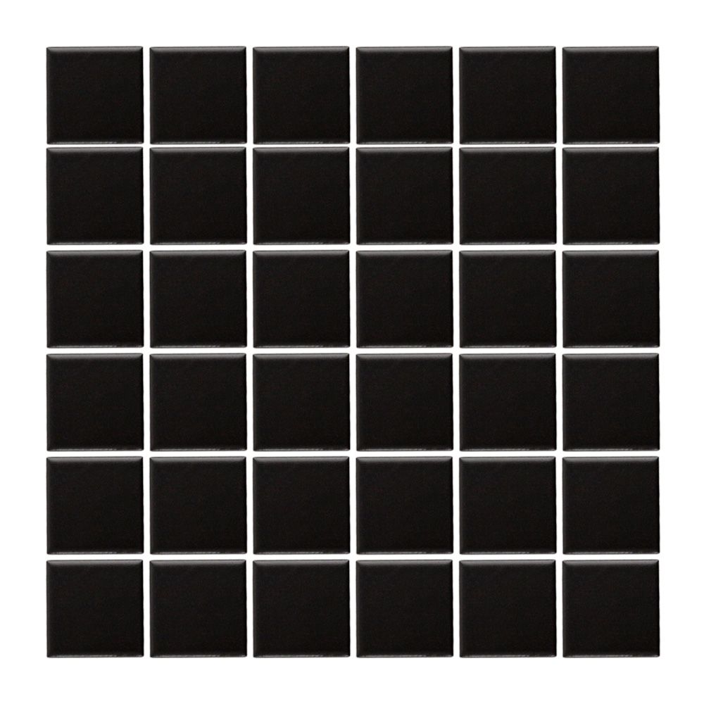 Black 2" Square 12x12