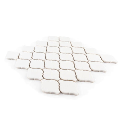 White 2.75" Arabesque 10x11