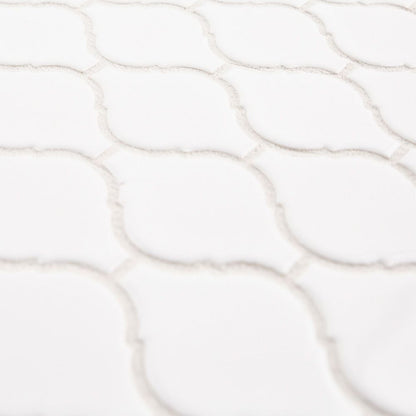 White 2.75" Arabesque 10x11