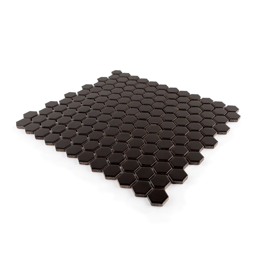 Black 7/8" Hexagon 10x12