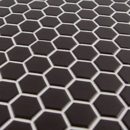 Black 7/8" Hexagon 10x12