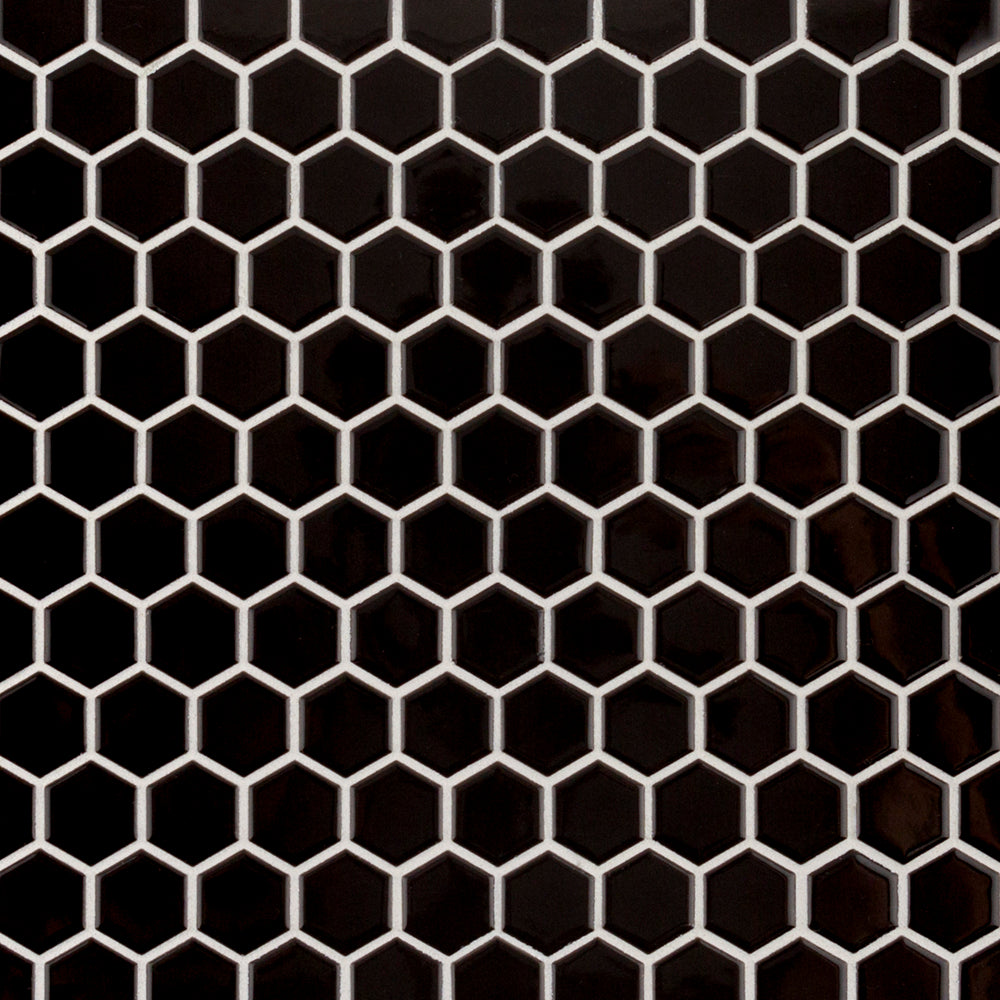 Black 7/8" Hexagon 10x12