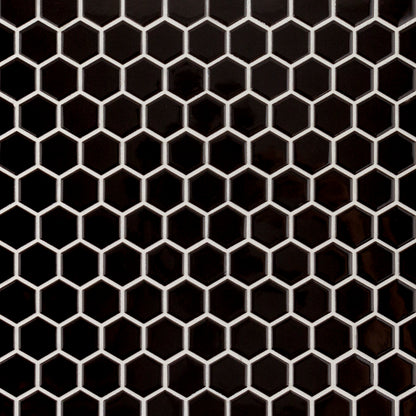 Black 7/8" Hexagon 10x12