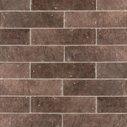Brown Field Tile 2.5in. x 10in. 2x10
