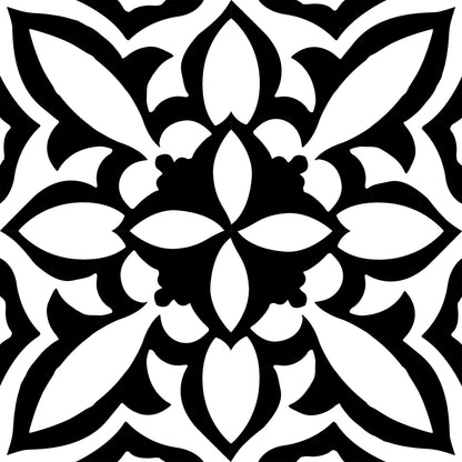 Fleur Noir 8x8