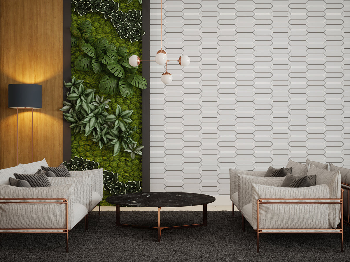 Cream Field Tile  Calming Contour 8x47