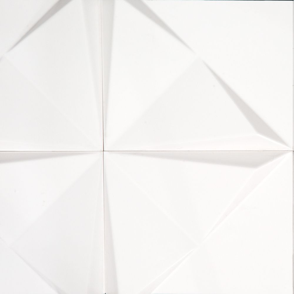 White Field Tile  Natural Sculpt 8x8