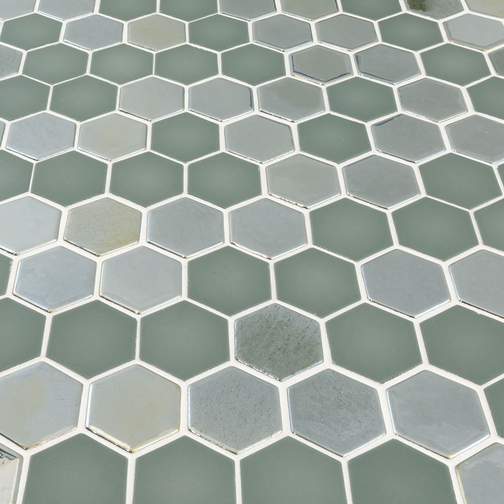 Olive Brill Hexagon 11x12