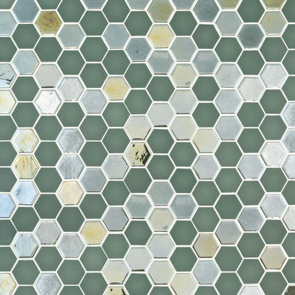 Olive Brill Hexagon 11x12