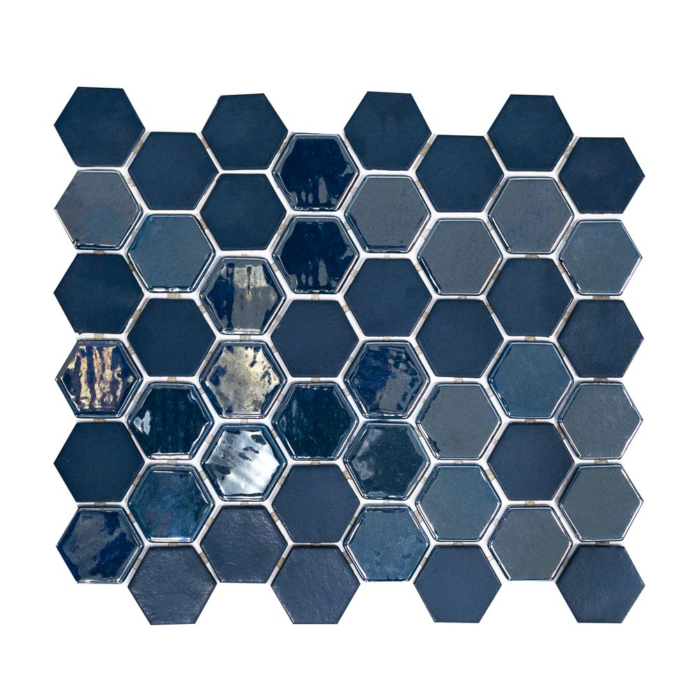 Azure Brill Hexagon 11x12