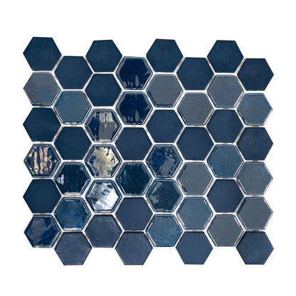 Azure Brill Hexagon 11x12