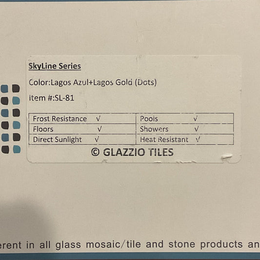 Lagos Azul+Lagos Gold (Dots)