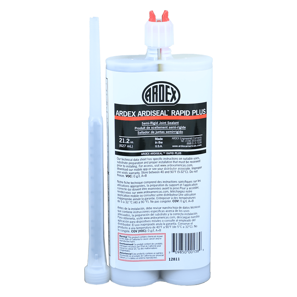 ARDEX ARDISEAL RAPID PLUS fast setting flexible joint filler, gray, 21.6 OZ