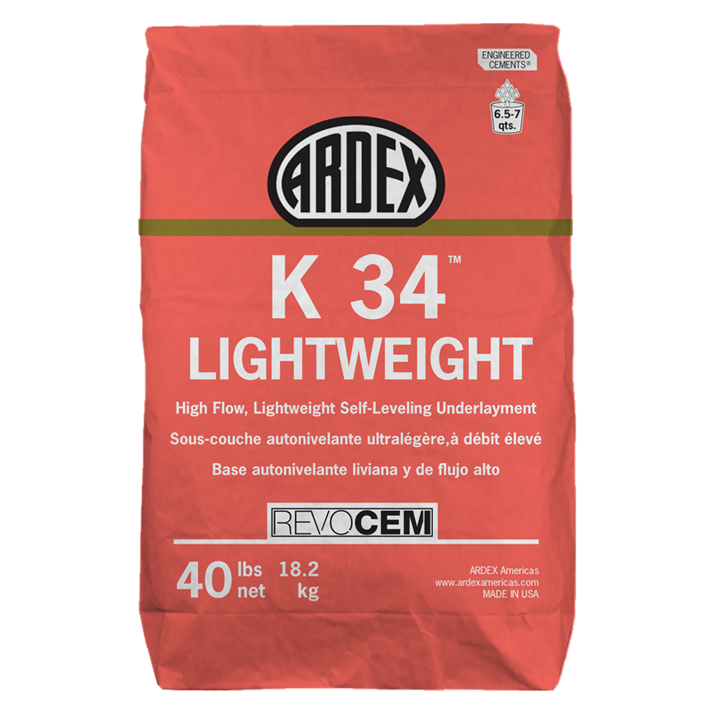 K 34 High-Flow Lightweight Self-Leveling Underlayment