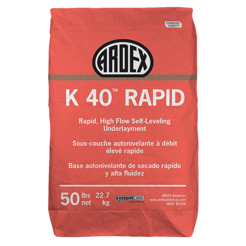 ARDEX K 40 RAPID high flow self-leveling underlayment, 50 LB bag