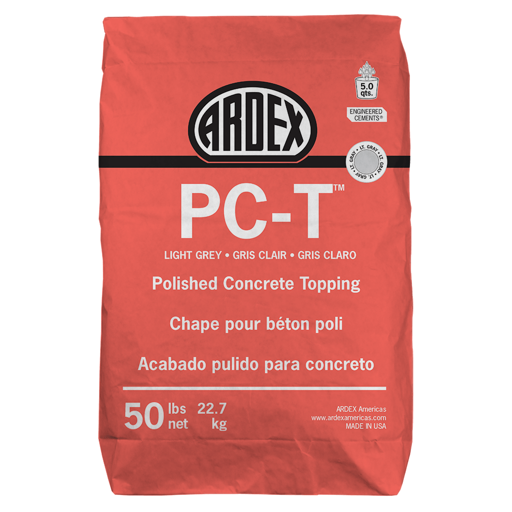 ARDEX PC-T self-leveling polished concrete topping, 50 LB bag
