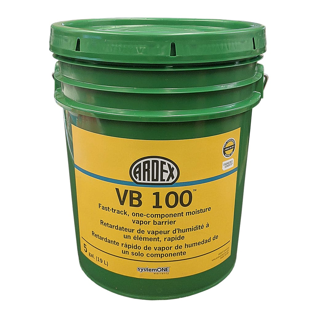 VB 100 Fast-track, one-component moisture vapor barrier 5 GAL