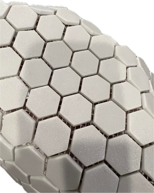 Alabaster Hexagon 1x1