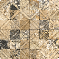 Mocha Onyx 2x2 Crisscross
