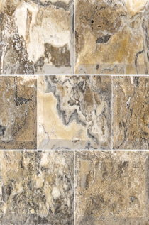 Mocha Onyx 4x4 Honed, Unfilled, Beveled