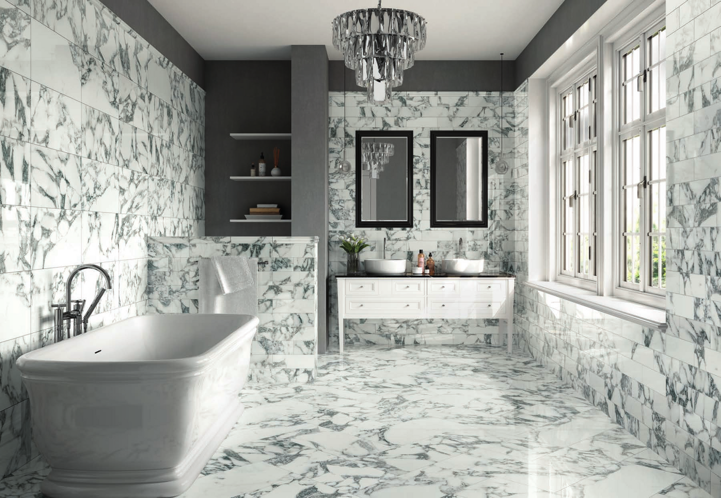 Arabescato 24x48 Matte