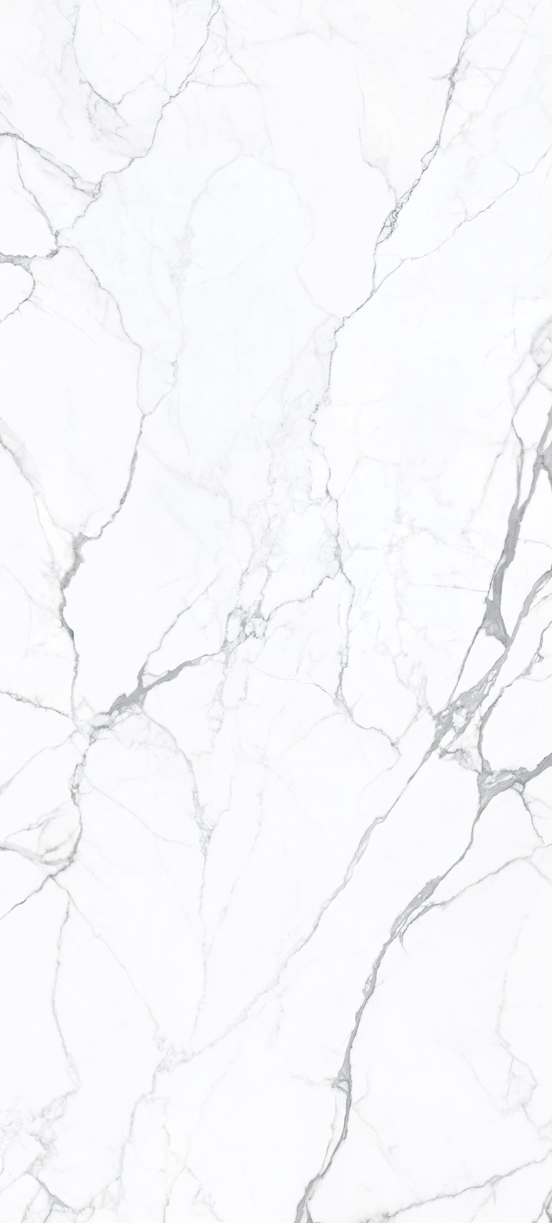 White marble texture with elegant gray veining across the surface.