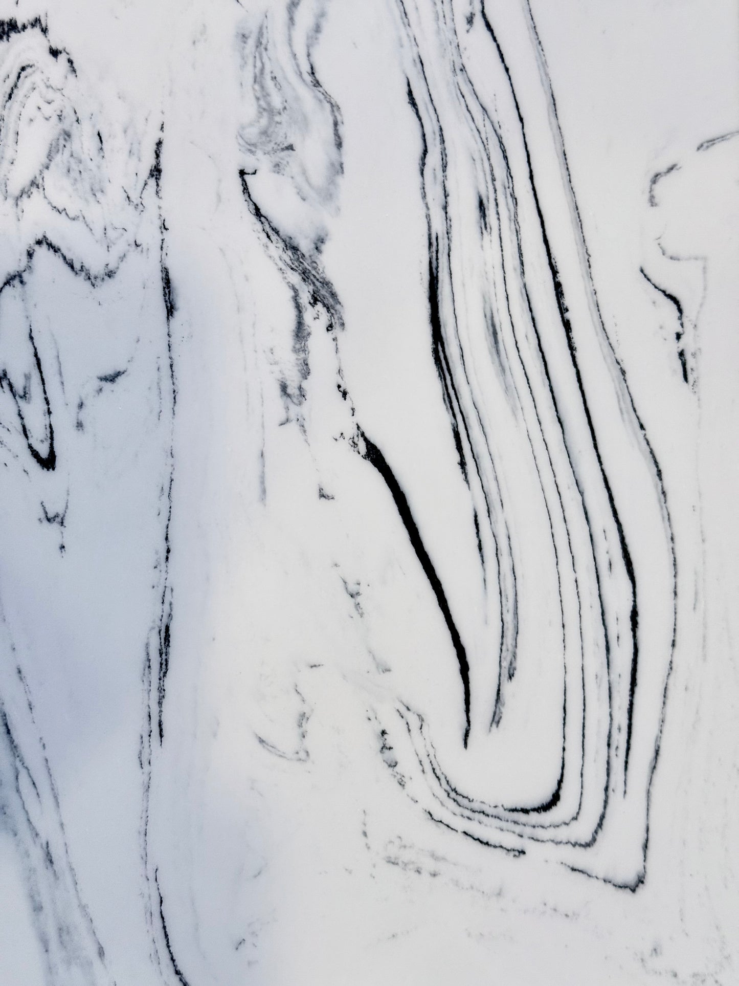 Vanity Black on White 23x72