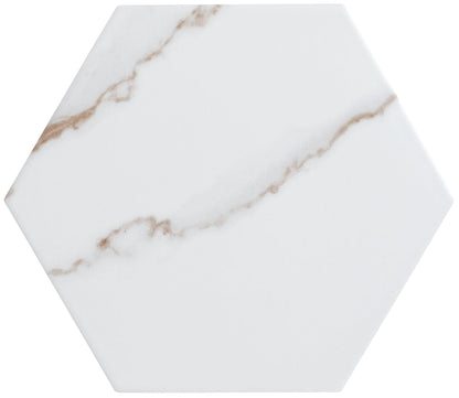 Palmer Ghost White 8x9 Hex