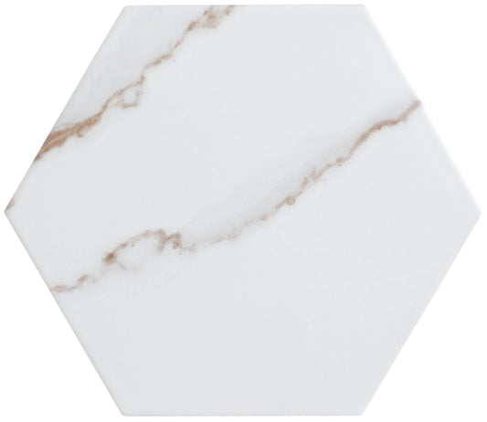 Palmer Ghost White 8x9 Hex