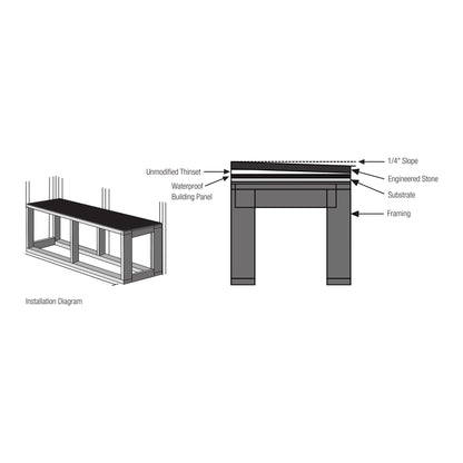 Snow 14x36 Bench