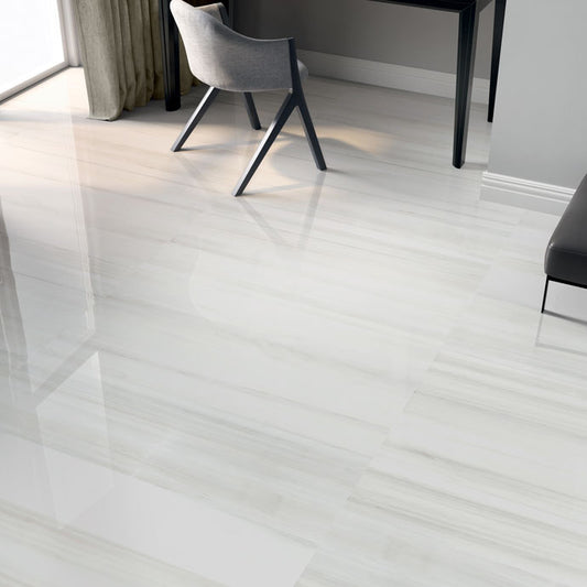 Bianco Carrara Star Pattern 12.2X12.2