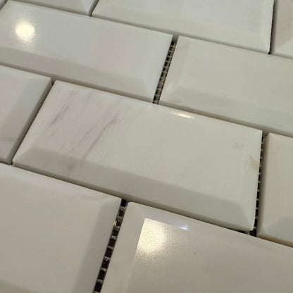 Bianco Dolomiti Brick 2x4 Polished