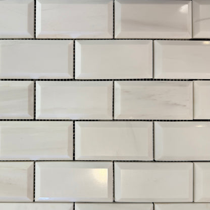 Bianco Dolomiti Brick 2x4 Polished