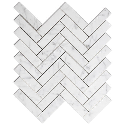 Bianco Gioia Herringbone Polished