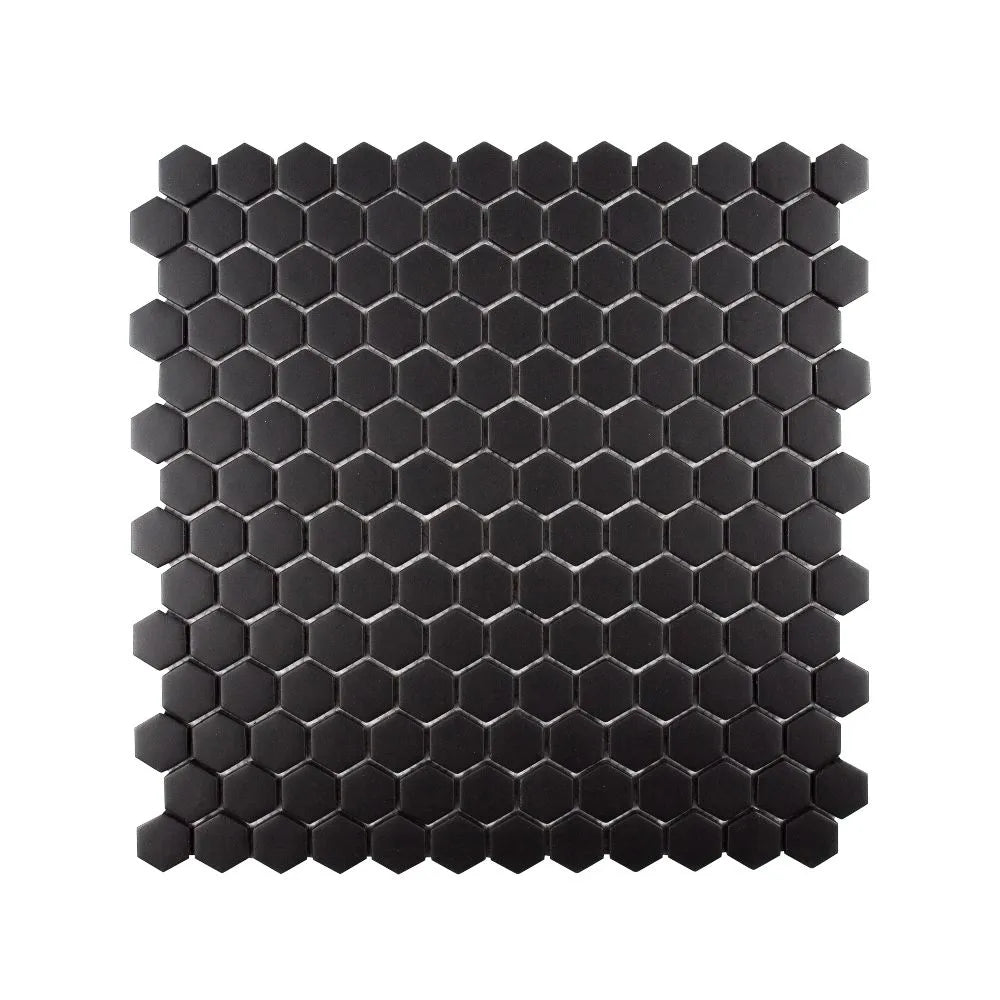 Black Hexagon 1x1