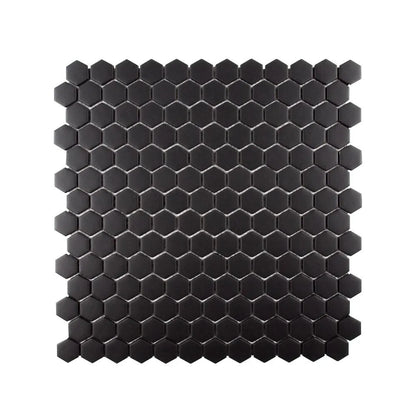 Black Hexagon 1x1