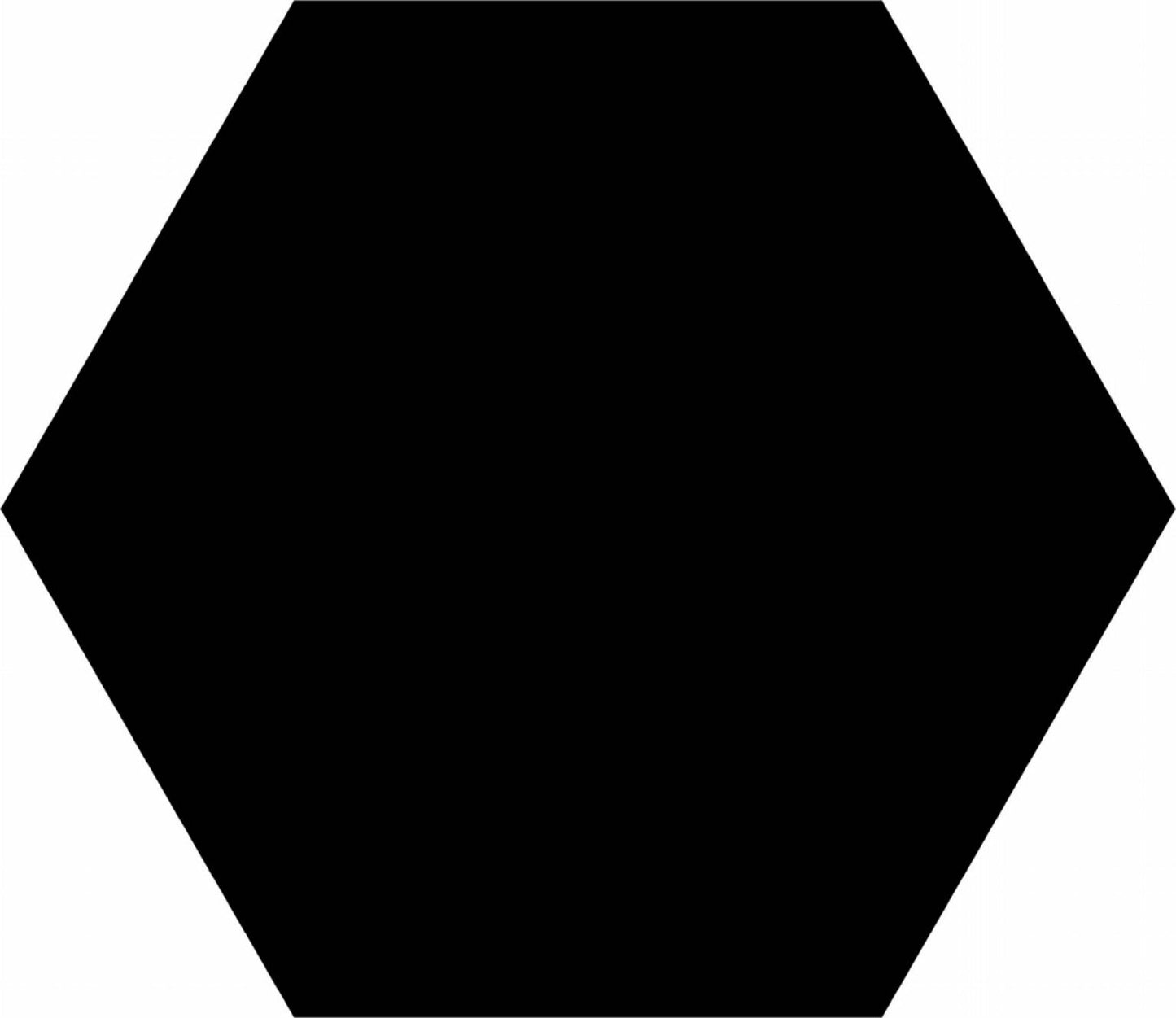 Black Hexagon 8x10