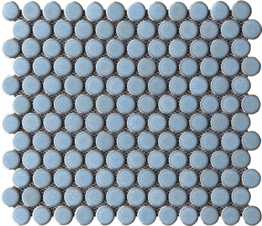 Blue Denim Penny 1x1