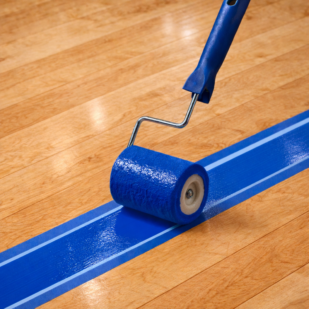 Blue Game Line Paint