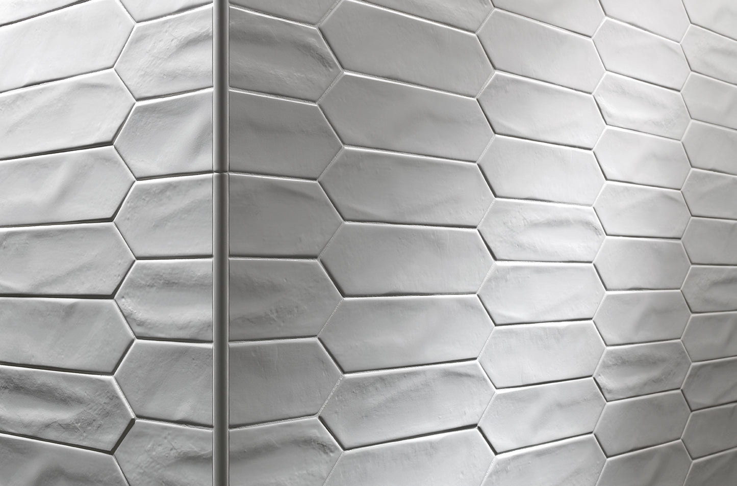 Bright White Picket 3x12 Glossy