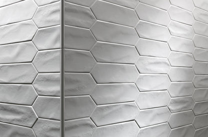 Bright White Picket 3x12 Glossy