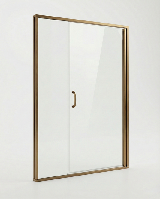 Brushed Bronze Door & Panel 48" x 68-5/8" AquaglideXP