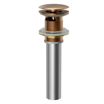 Brushed Copper Pop Up with Overflow 8-3/8"
